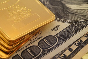 Gold's price against US dollar