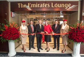 Laurie Berryman, Emirates UK VP, Sir Tim Clark, President of Emirates Airline