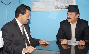 Qatar's Attorney General Dr. Ali bin Fetais Al-Marri met  with his Nepalese Counterpart Baburam Kunwar