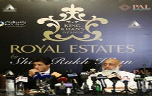 Bollywood star Shah Rukh Khan launched ''The Royal Estates''