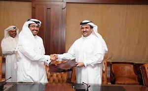 HE Dr. Mohammed Bin Saleh Al-Sada, Minister of Energy and Industry and the Chairman and Managing Director of Qatar Petroleum, and Ibrahim J. Al-Othman,  Chief Executive Officer of GDI.