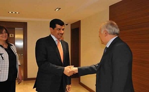  Erdal Ata, Governor of the Turkish province of Gaziantep and Salem bin Mubarak Al-Shafi, Qatar's Ambassador to Ankara 