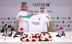 Qatar Airways Announces Partnership with Saudi Al-Ahli Football Club