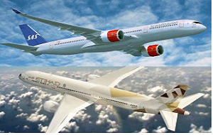 Etihad Airways, Scandinavian Airlines 'SAS'  announce codeshare plan