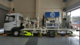 ADNOC Distribution,Trucks Supplying Fuel at Abu Dhabi International Airport