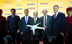 Qatar Airways Receives First of Its 80 A350 XWB Aircraft