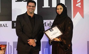 Anoud Al Rajab, Barwa Bank 's Al Sadd Branch Manager received the awards