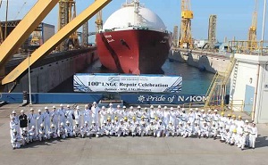 Nakilat Shipyard Celebrates 100th LNG Carrier Repair