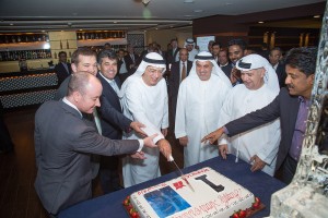 Warwick Dubai_owners cutting the cake