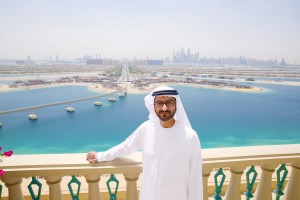 Omar Khoory overlooking The Pointe at Palm Jumeirah 1