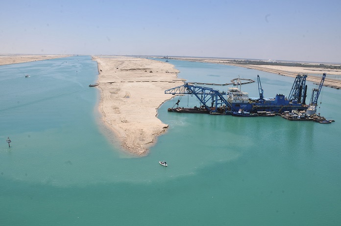 Suez Canal works