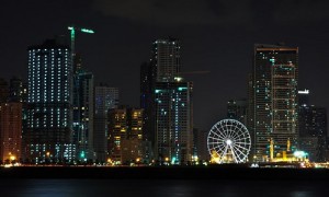 Sharjah at night