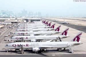 Qatar Airways' A380 fleet