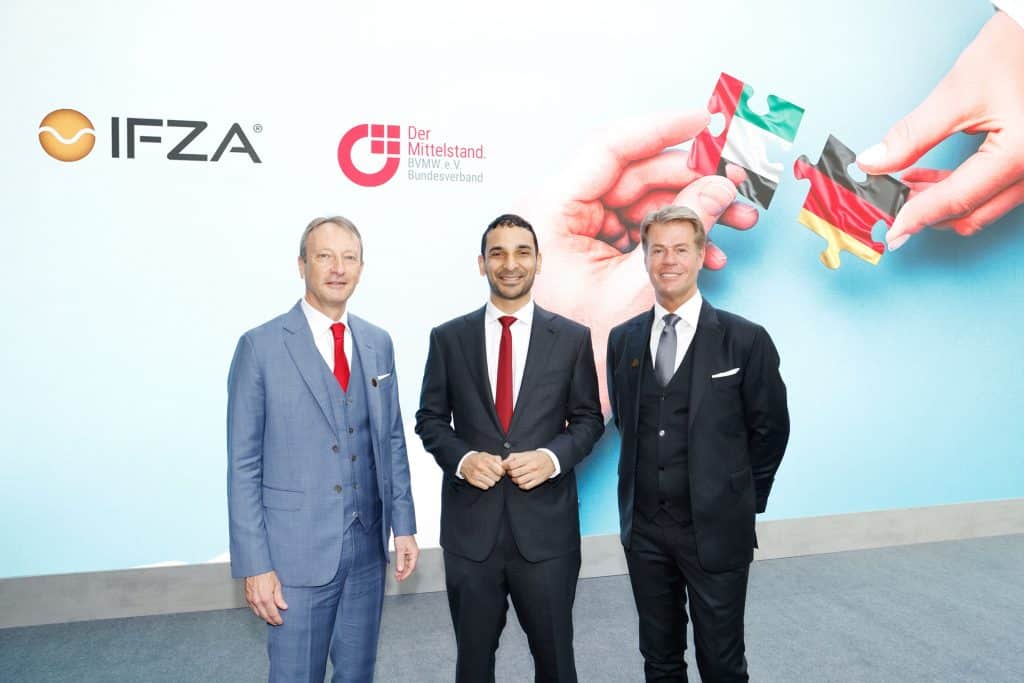 IFZA welcomes His Excellency Ahmed Alattar, UAE Ambassador to Germany, to ‘Zukunftstag’ a major business conference in Berlin