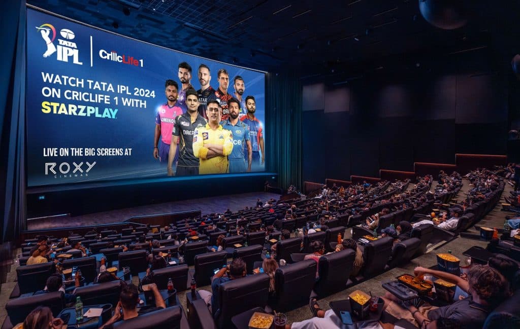 Watch the Indian Premier League 2024 LIVE at Roxy Cinemas